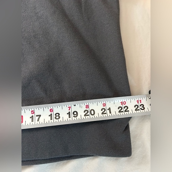 VTG Havana Oversized Cropped Sweatshirt Gray Wool Blend Balloon Knit Sleeve S - Picture 7 of 10